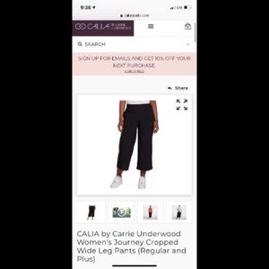 Cali wide leg cropped pant